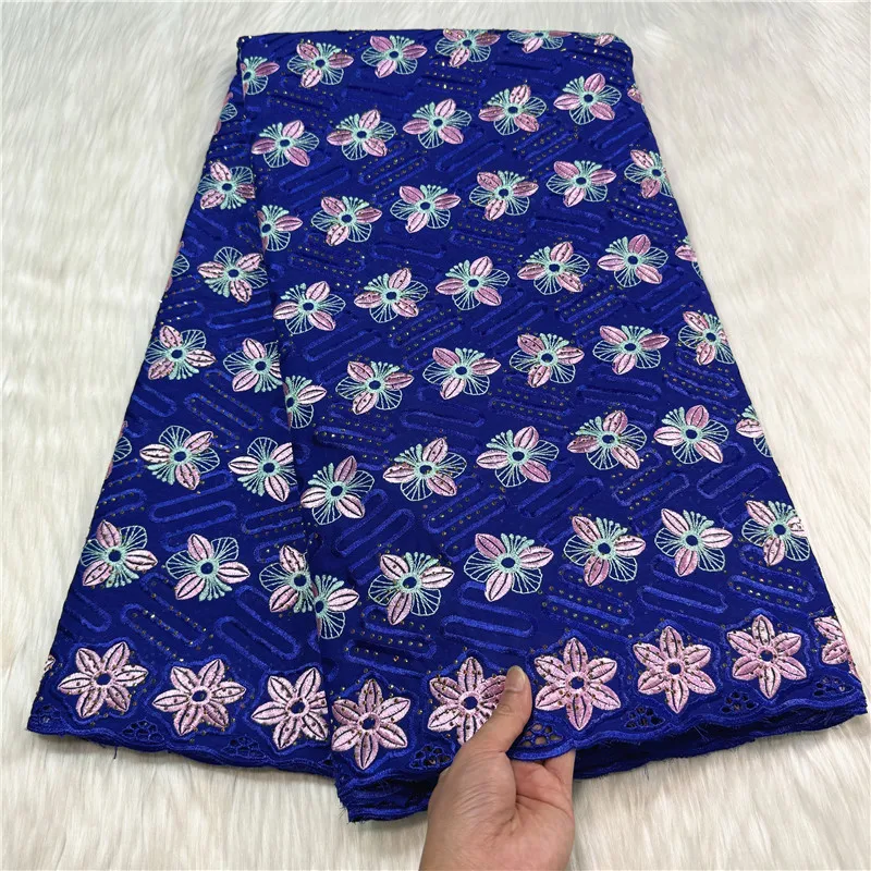 5 ярдов африканская швейцарская вуаль кружевная ткань вышивка высокое качество с