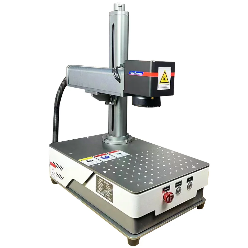 Mini Dowin 20W/30 JPT/MAX/RAYCUS Интегрированная настольная волоконная лазерная маркировка Hine