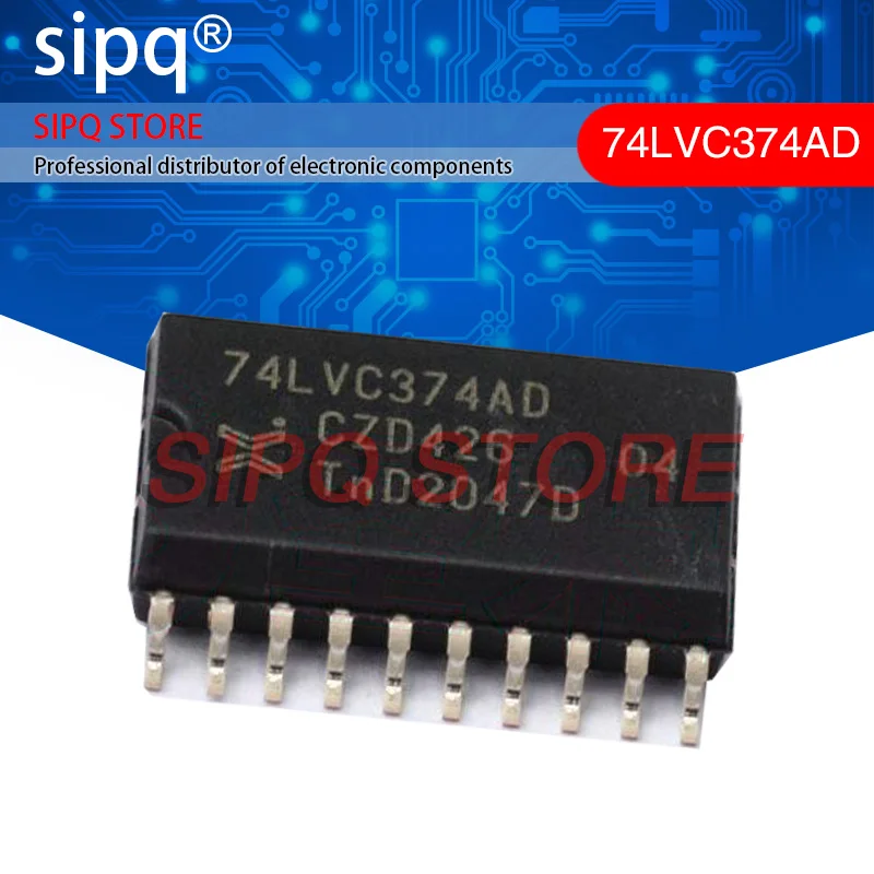 

50PCS/LOT 74LVC374AD,118 74LVC374AD D-Type SOP-20-300mil Flip Flops NEW Original
