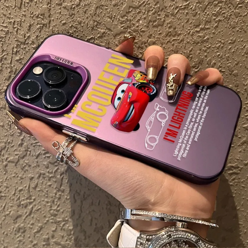 Фото Чехол для телефона Cars Lightning M-McQueen для Xiaomi Redmi 15 15C 14C 13C 12C 13 12 10 A1 A2 A3 A5 9T 9A K60 K40 4G 5G, матовый, с защитой от падения №2