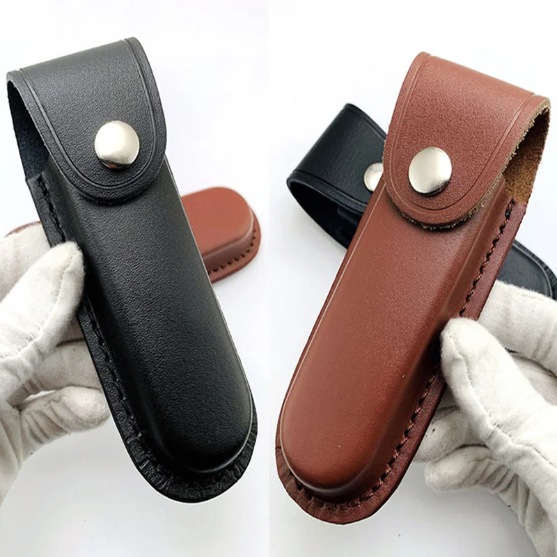 Multi Gear Holder Leather Fold Knife Tool Swiss Edc Belt Loo