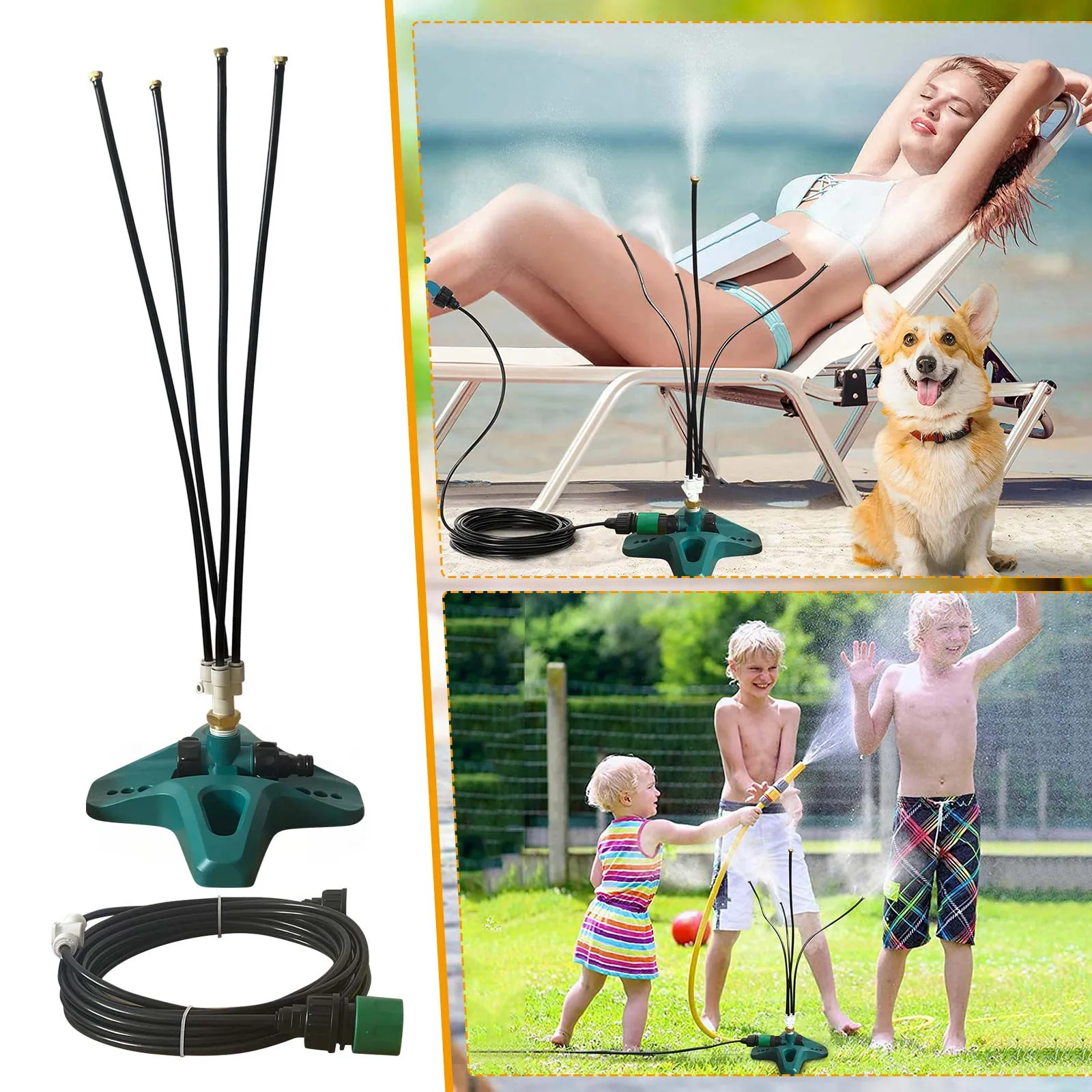 

Напольная система охлаждения, портативный разбрызгиватель для внутреннего дворика, для двора