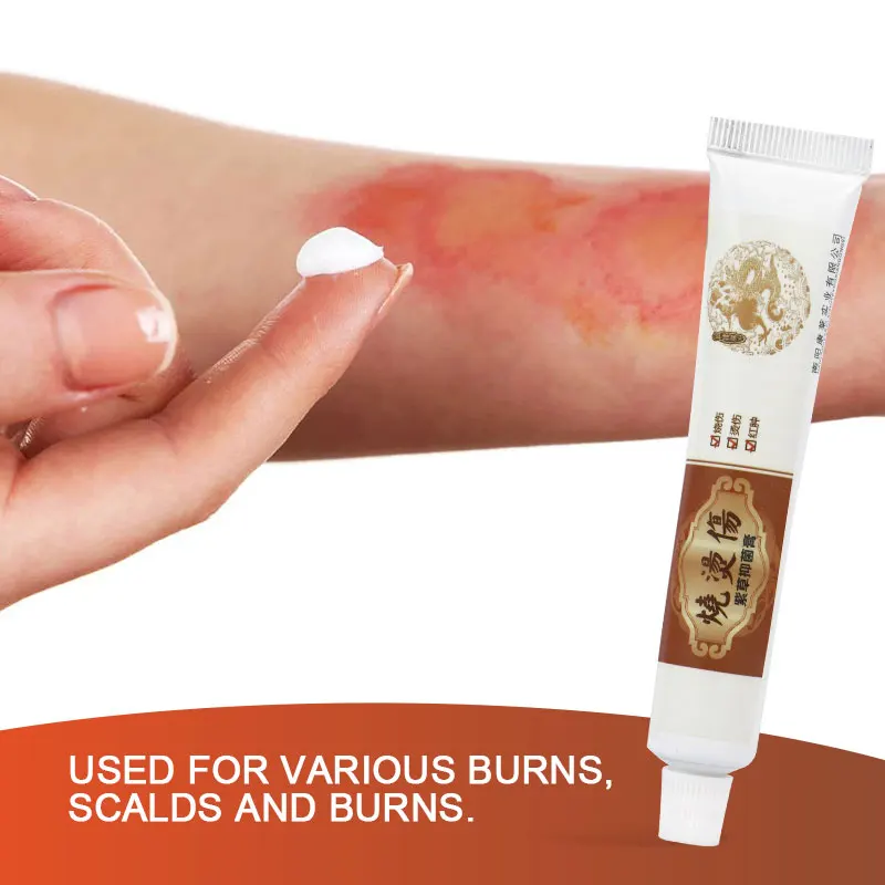 Крем для лечения ожогов и шрамов Huatuo антибактериальная мазь безболезненного