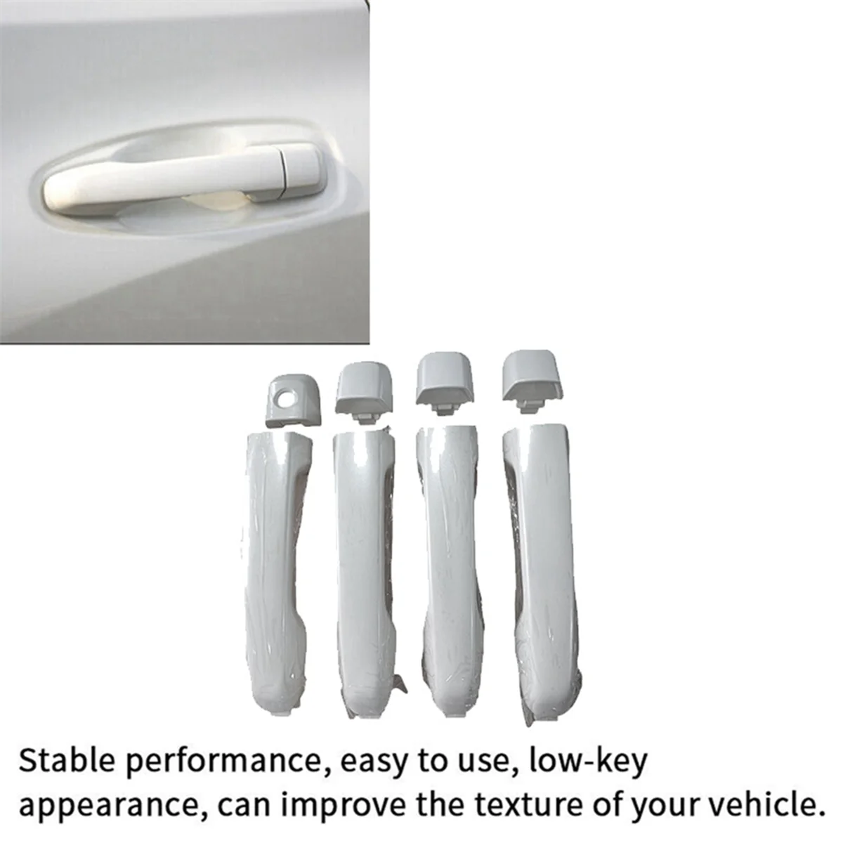 1 комплект 4 дверных ручки 69211-60090 для Toyota 4runner Lexus GX460 Land Cruiser 2010-2018 наружная белая