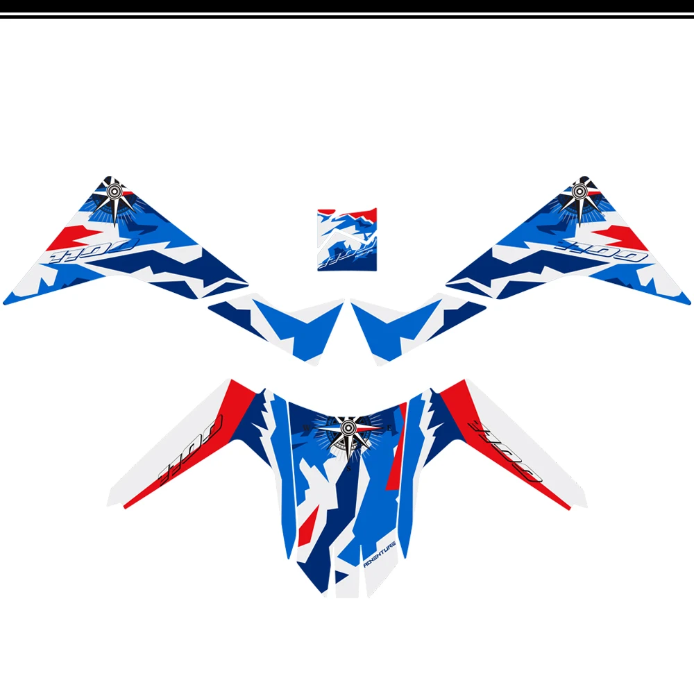 Наклейки-протекторы для топливного бака мотоцикла Honda CRF 1100L Africa Twin Adventure Sports (art.: 3920dacb68b37) - 3920dacb68b37