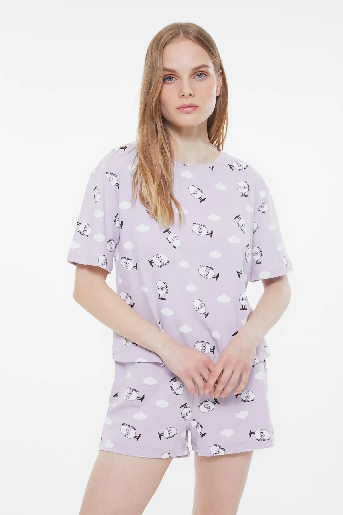 

Trendyol Eggs Knitted Pajamas Set THMSS21PT0613