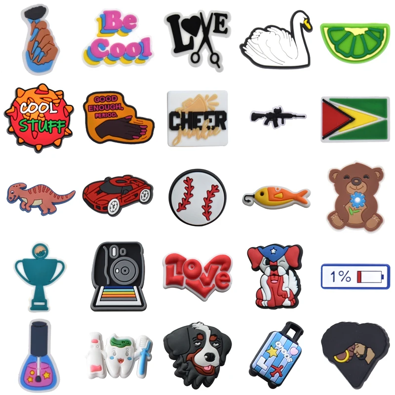 

Girl Shoe Charms Boy Women Charm Decorations for Crocs Para Pins Set Jeans Gifts Wholesale Bulk Men Shoes Accessories Packs Kids