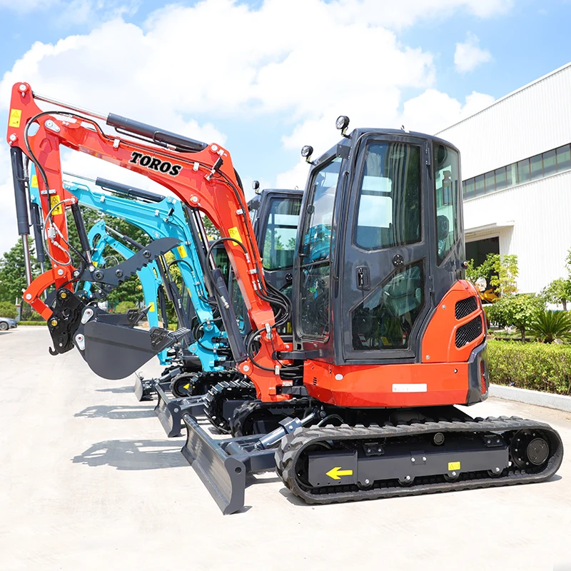 Nuovo Mini Escavatore Macchina Minibagger Farm Usato Escavatore Cingolato Motore Epa 1 2 Mini Escavatore Da 3.5 Tonnellate