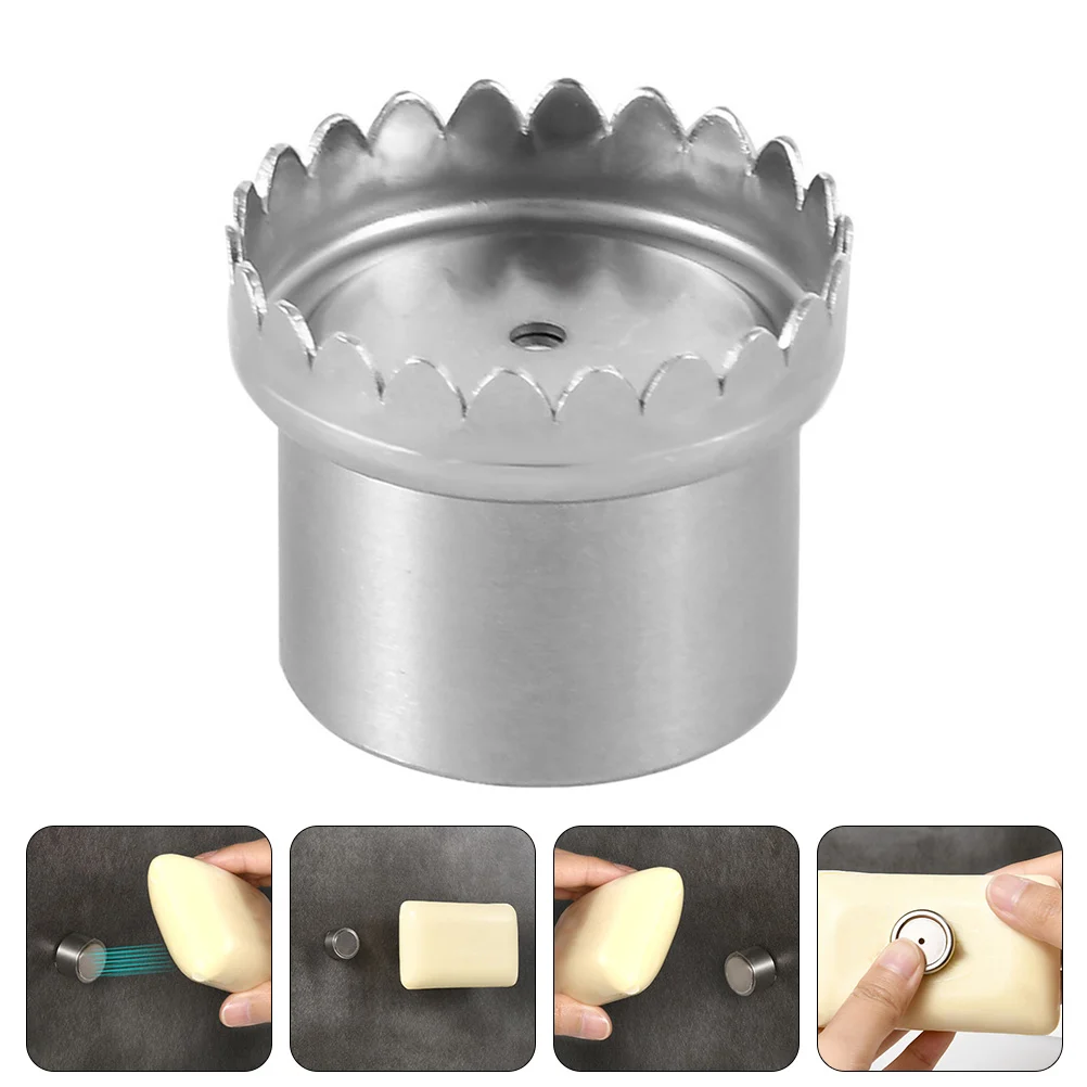 

Protector Wall Hanging Magnetic Rack Soap Stand Holder Shelf Bathroom Saver Sink Sponge