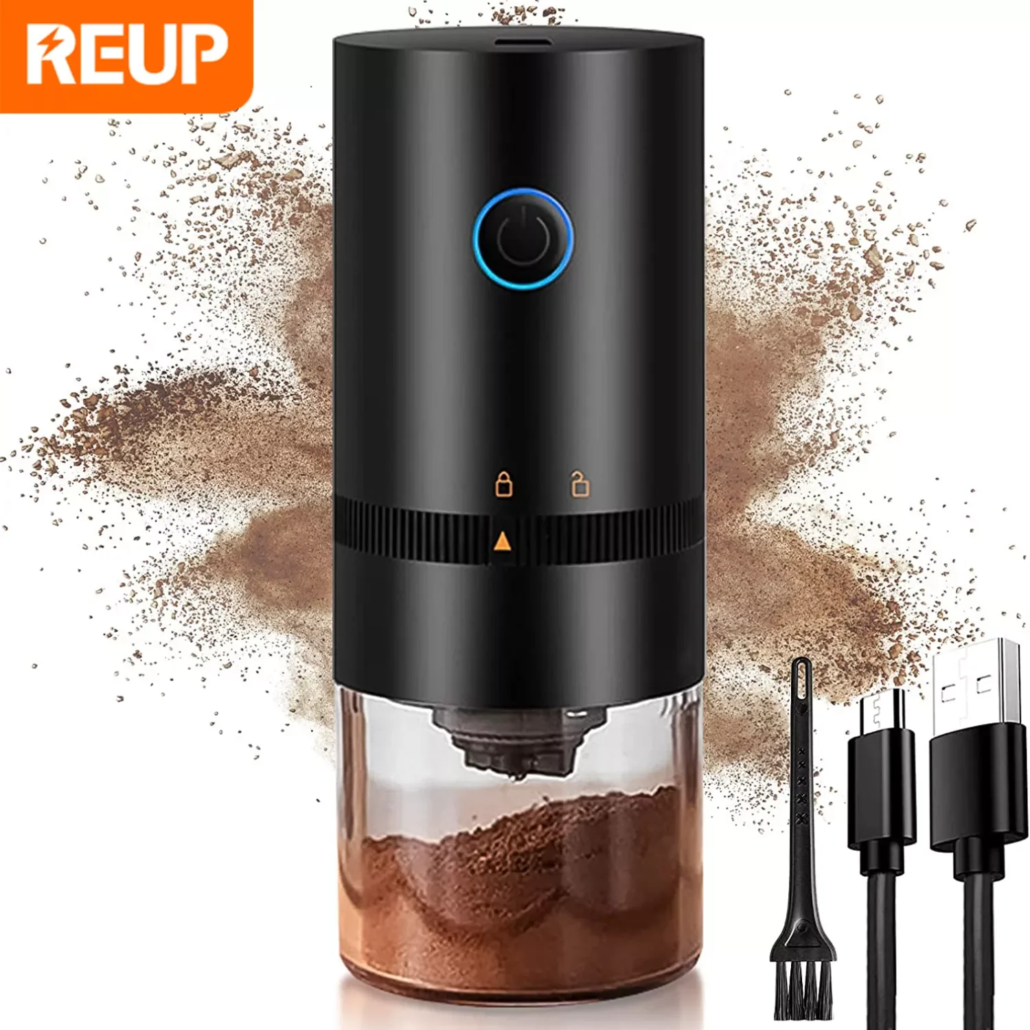 

Coffee Grinder TYPE-C USB Charge Professional Ceramic Grinding Core Coffee Beans Mill Grinder New Upgrade Portable