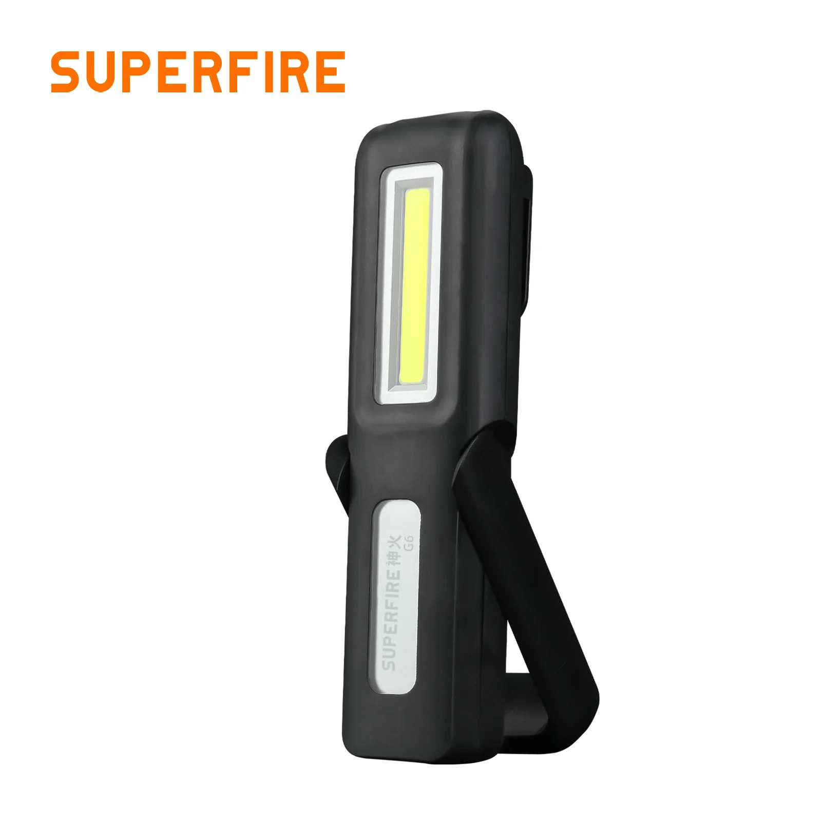 SUPERFIRE G6 COB Портативные светодиодные рабочие фонари Магнитный перезаряжаемый