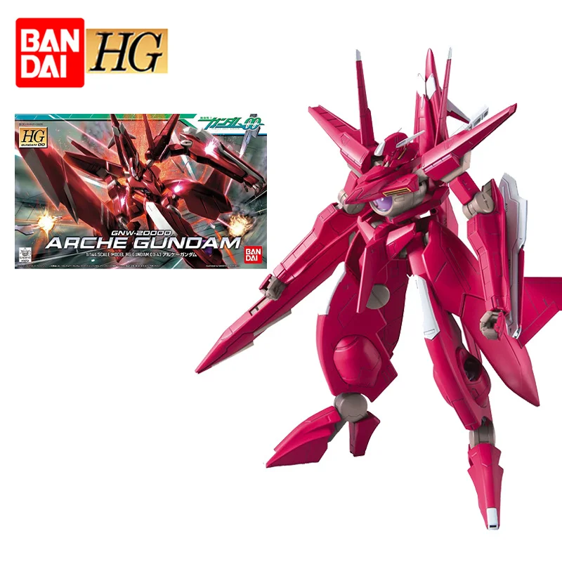 

Original Bandai Gundam Model 00 HG 43 1/144 ARCHE GUNDAM Plasitc Mobile Suit Anime Action Figures Toys Gifts for Children