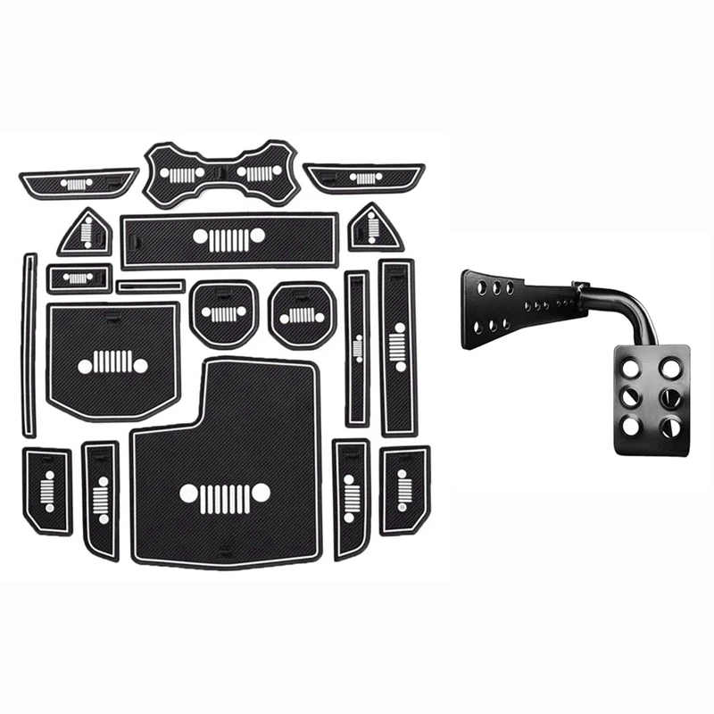 Автомобильные аксессуары 20 шт.: 1 стальная подставка для ног с мертвой педалью и 19