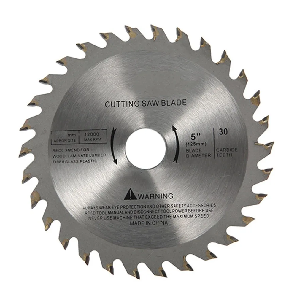  125mm Circular Saw Blade Wheel Discs Carbide Cutting Disc 30 Teeth For Wood Plywood Cutting Woodworking Saw Blade 