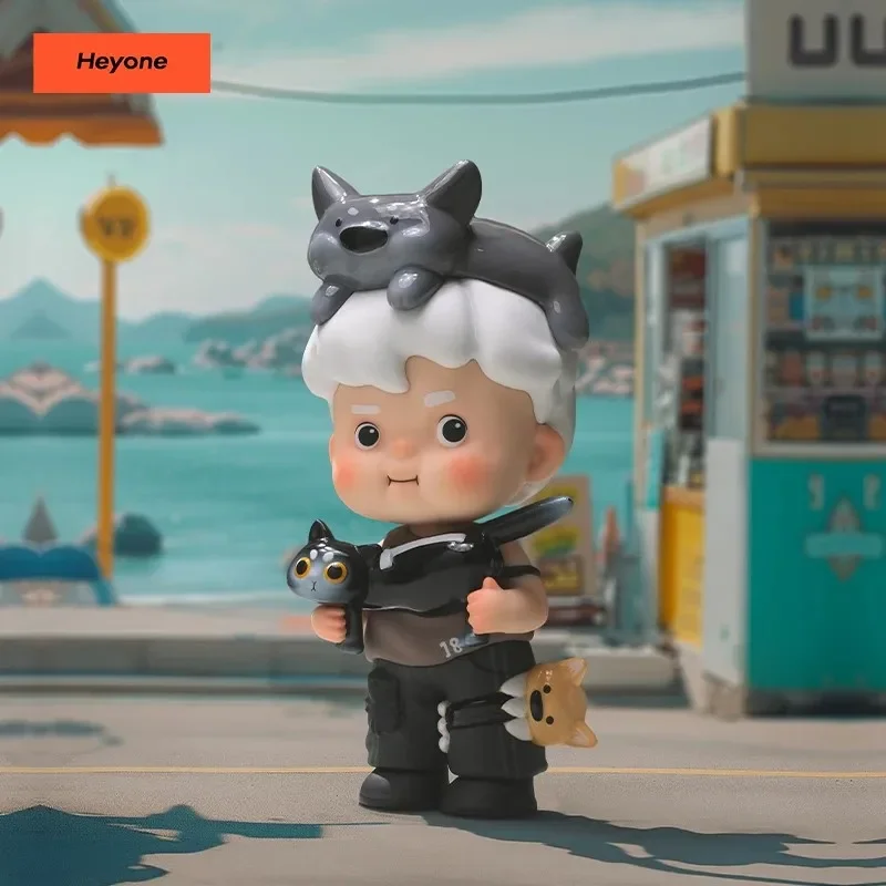 Фото Heyone HEATUP Little Team-Sweet Time In Iron Lane Series Blind Box Toys Kawaii Аниме Фигурка Caixa Caja Surprise Mystery №3
