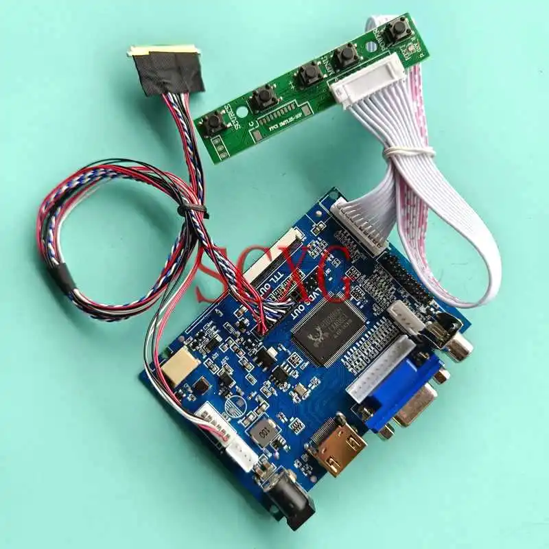 

Плата драйвера для ЖК-экрана ноутбука BT140GW01 BT140GW02, 40 контактов, LVDS 1366*768 14 дюймов, HDMI-совместимый AV VGA, комплект для самостоятельной сборки
