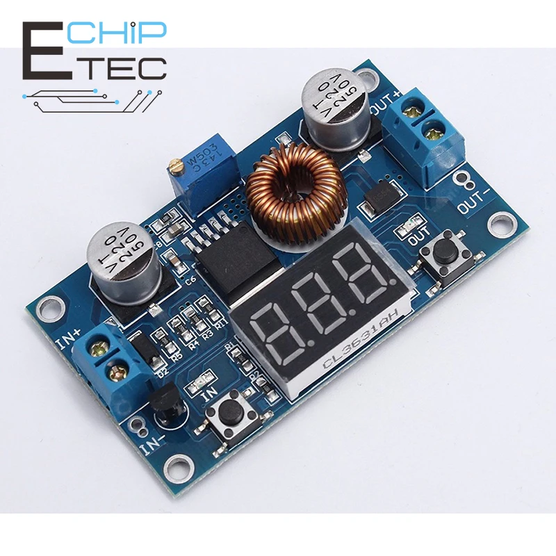 

Free shipping 1pcs 5A 75W DC-DC Adjustable Step-down Module Digital Display Buck Modules with Voltmeter