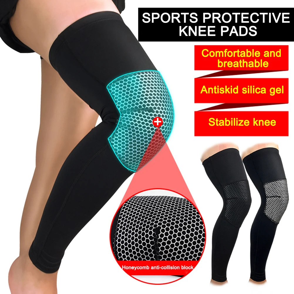 

1 шт., дышащие компрессионные наколенники на колени для занятий спортом