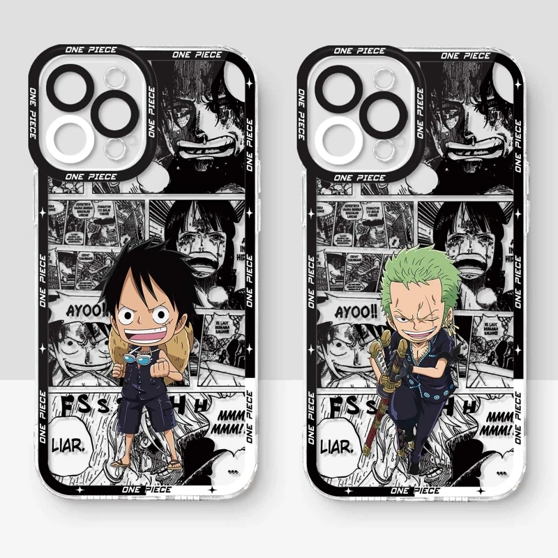 

Coque Case for Xiaomi Redmi 9A 9C 9 10 11T Mi 11 Lite 5G X3 X4 PRO NFC GT 4G M3 Soft Tpu Clear Zoro Luffy One Piece Anime