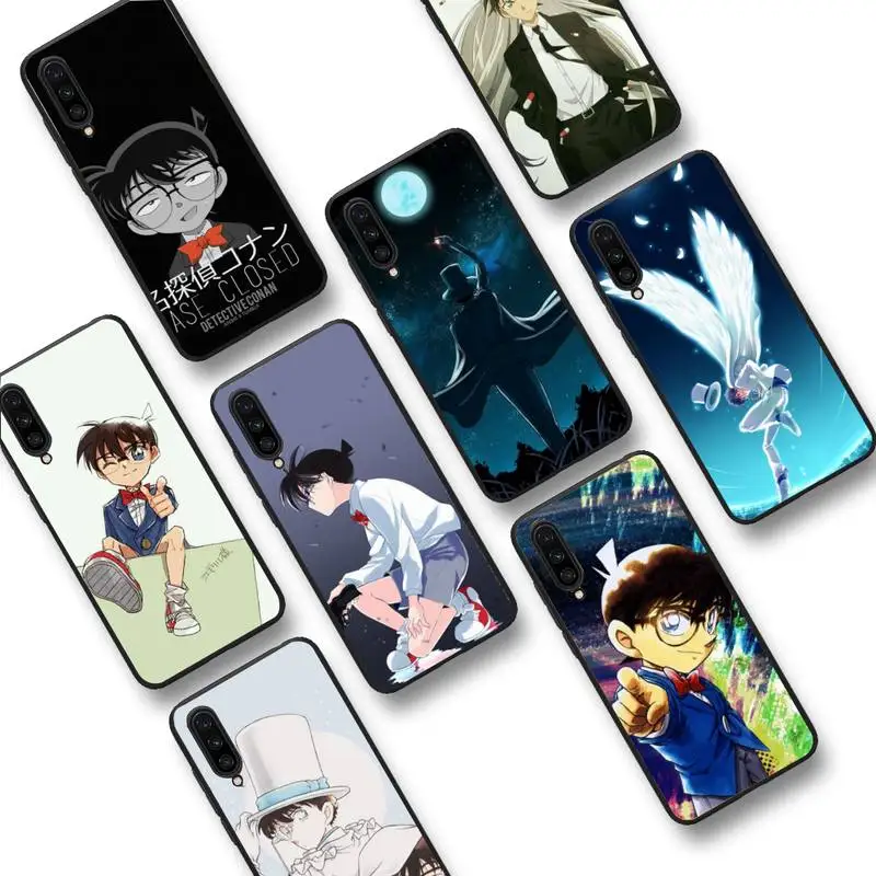 

FHNBLJ Detective Conan Phone Case for Samsung S20 lite S21 S10 S9 plus for Redmi Note8 9pro for Huawei Y6 cover