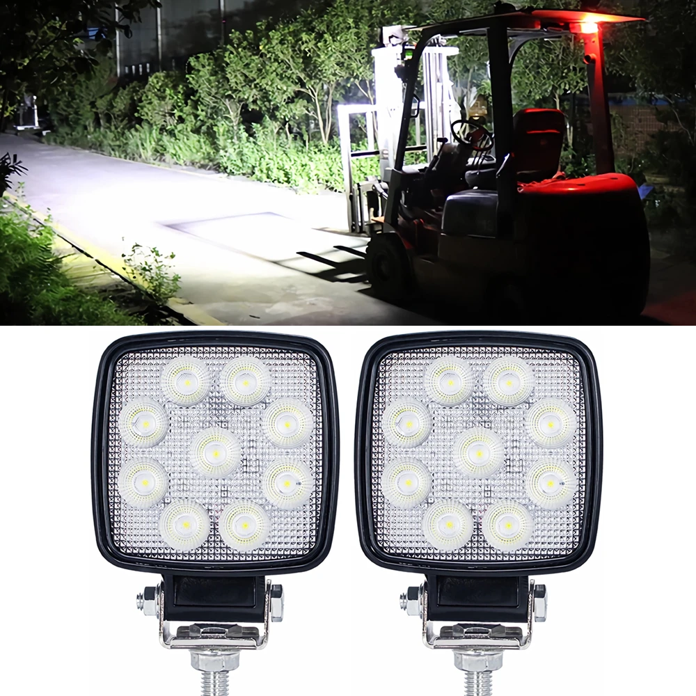2 шт. 12 В - 80 27 Вт Светодиодный вилочный погрузчик Погрузчик Передний свет