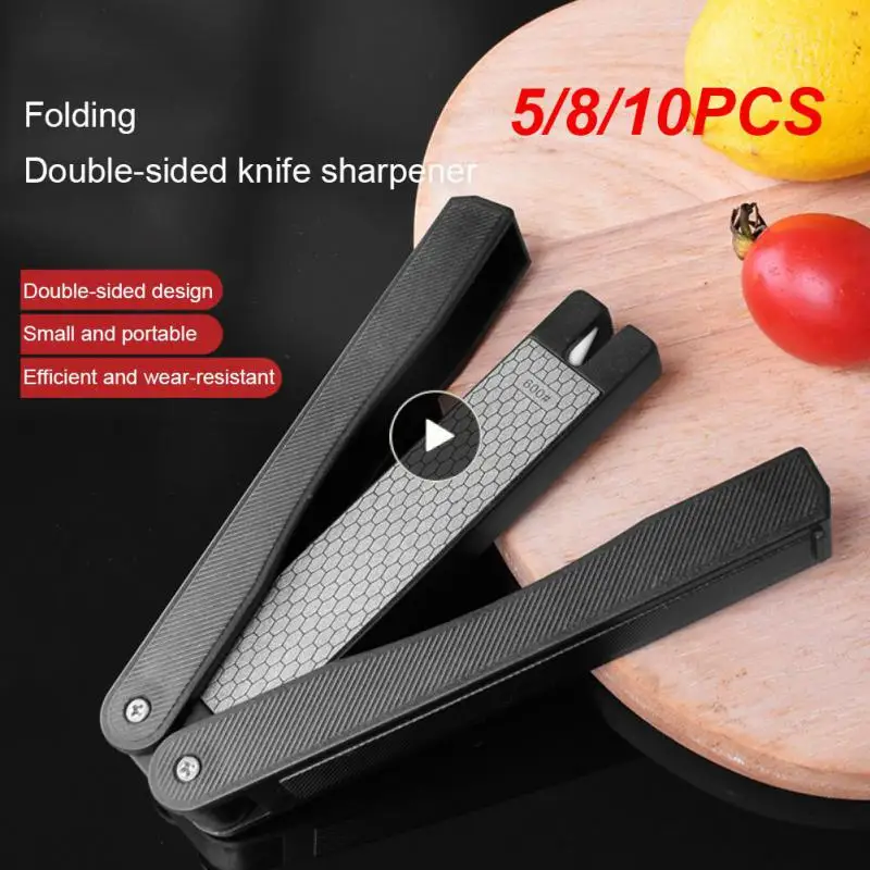 

5/8/10PCS Knife Sharpener Surface Honeycomb Pattern 91g Sharpening Stone Labor-saving Double-sided Design