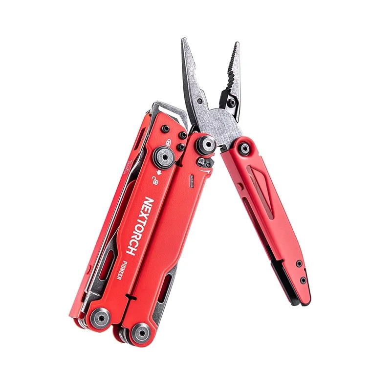 NEXTORCH PIONEER красный цвет многофункциональный EDC складной нож для кемпинга