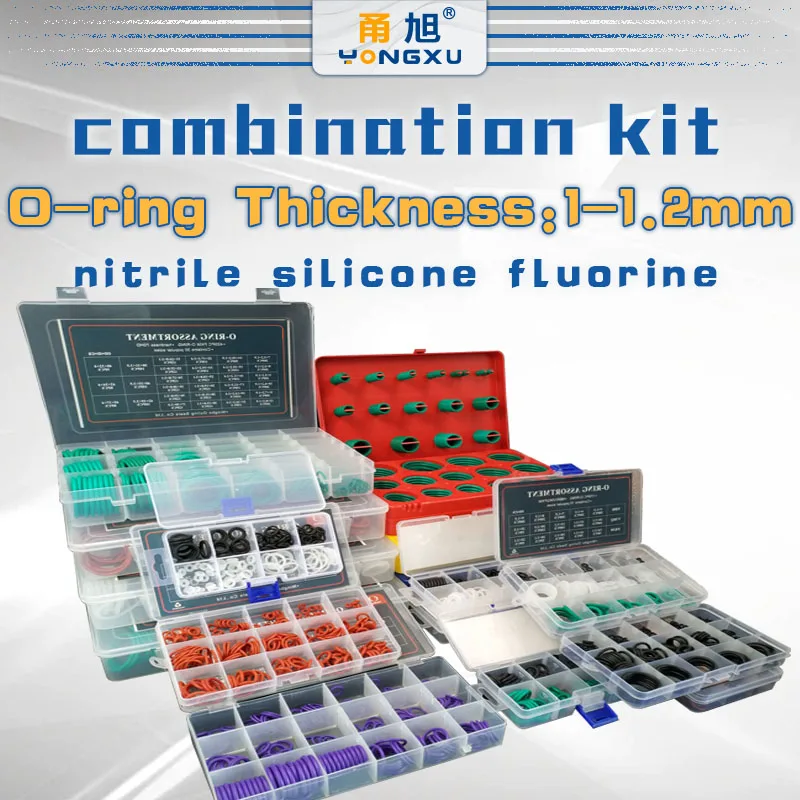 Комплект для ремонта из нитрилового силикона и флюорового каучука boxcs1 мм в