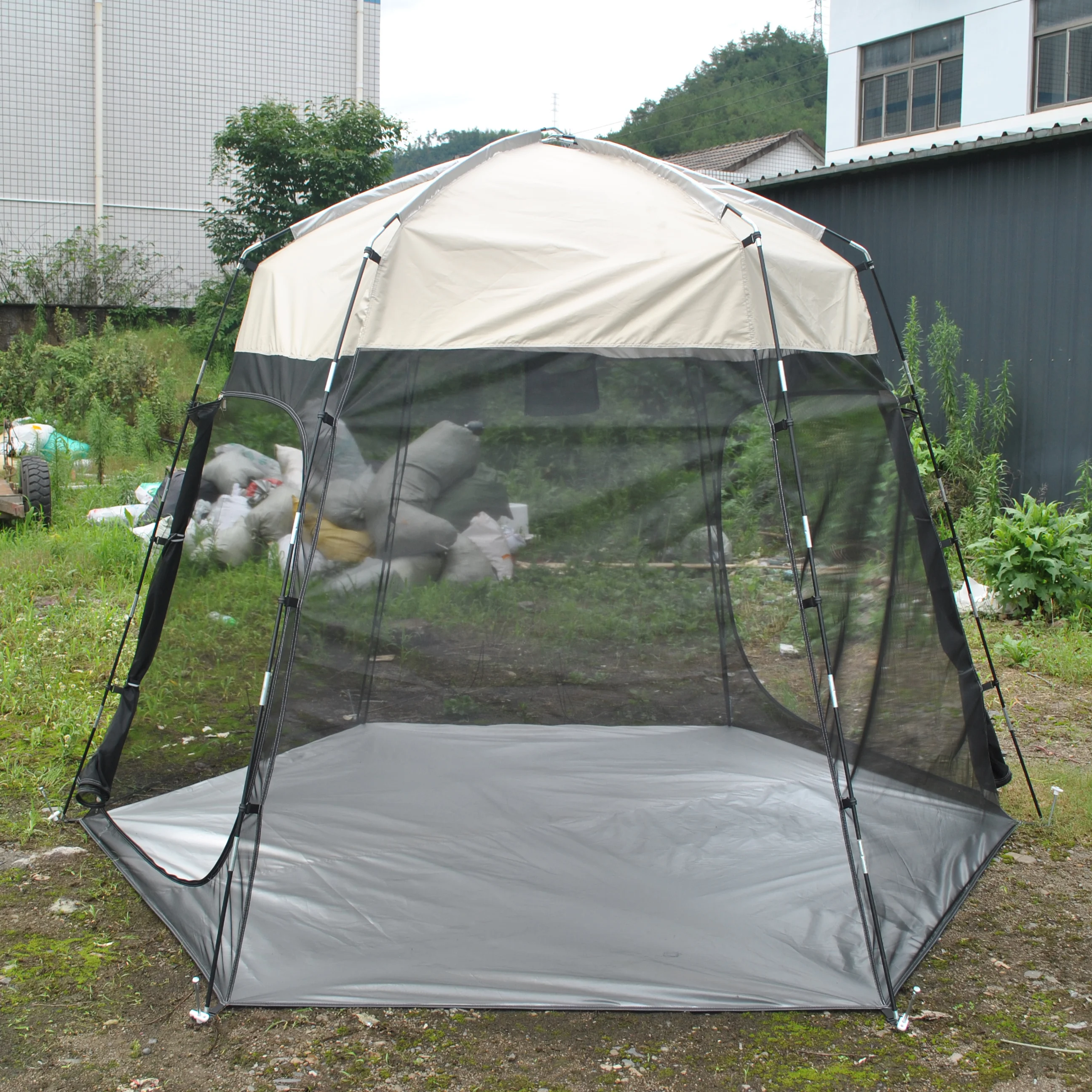 8-местный павильон для дома беседка палатка с экранированным навесом и москитной