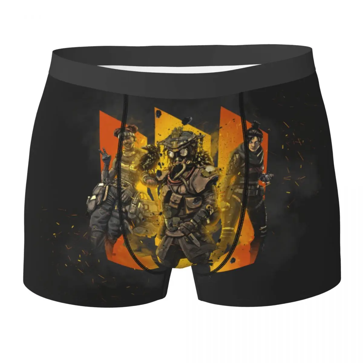 

Men Anime APEX Legends Pc Gamer Underwear Video Game Novelty Boxer Shorts Panties Homme Soft Underpants Plus Size