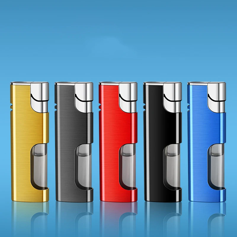

Butane Gas Lighters Metal Windproof Lighters Mini Jet Lighters Cigarette Lighters Men's Gadget Unusual Lighters Funny Lighters