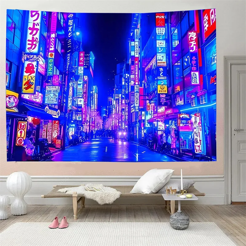 Настенный гобелен в стиле хиппи для спальни гостиной