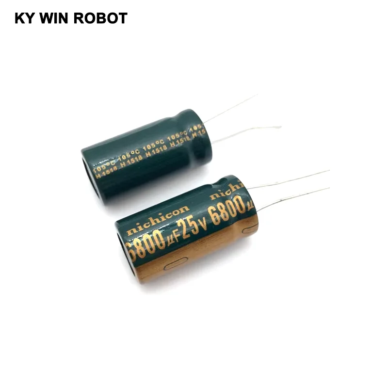2 шт. электролитический конденсатор 25 В 6800 мкФ 16*30 алюминиевые электролитические