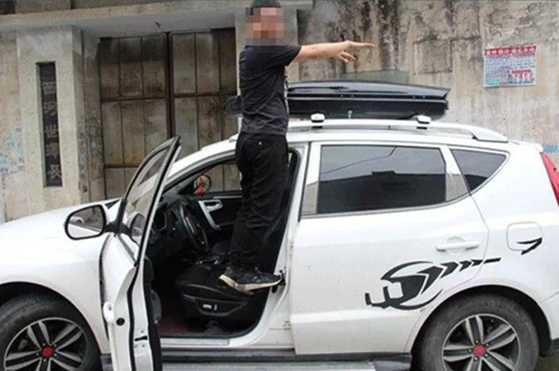 Автомобильный багажник на крышу Step Универсальный вспомогательный ножной педаль