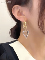 2022 new exaggerated circle love earrings instagram style earrings detachable earrings classic love earrings for women