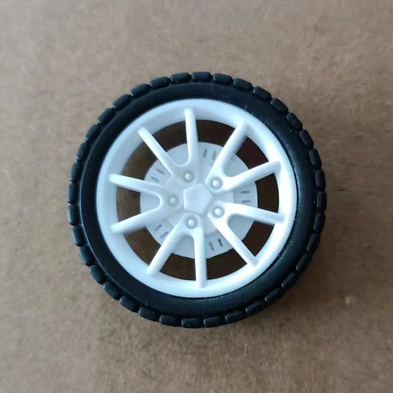 

500pcs 2x30mm rubber wheel dron rc car plane robot kids toys for boys diy baby accessories montessori juguetes nero WR302AW