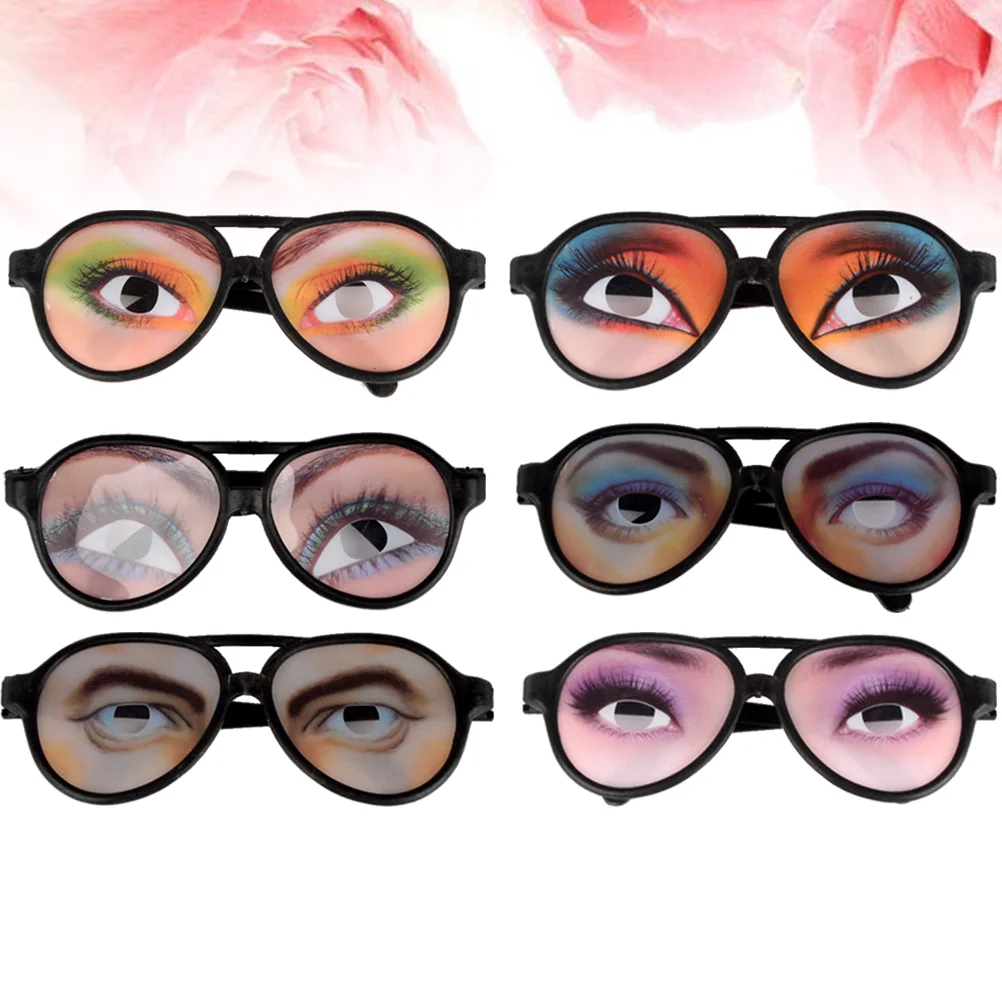 

Glasses Party Sunglasses Funnykids Accessories Favors Adults Christmas Props Disguise Eyeglass Joke Noveltycostume Eyes