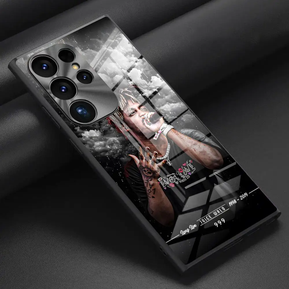 Singer J-Juice W-WRLD Phone Case For Samsung A52 A71 A21 A54 A20 A53 Galaxy S24 S21 S23 S22 Glass Cover