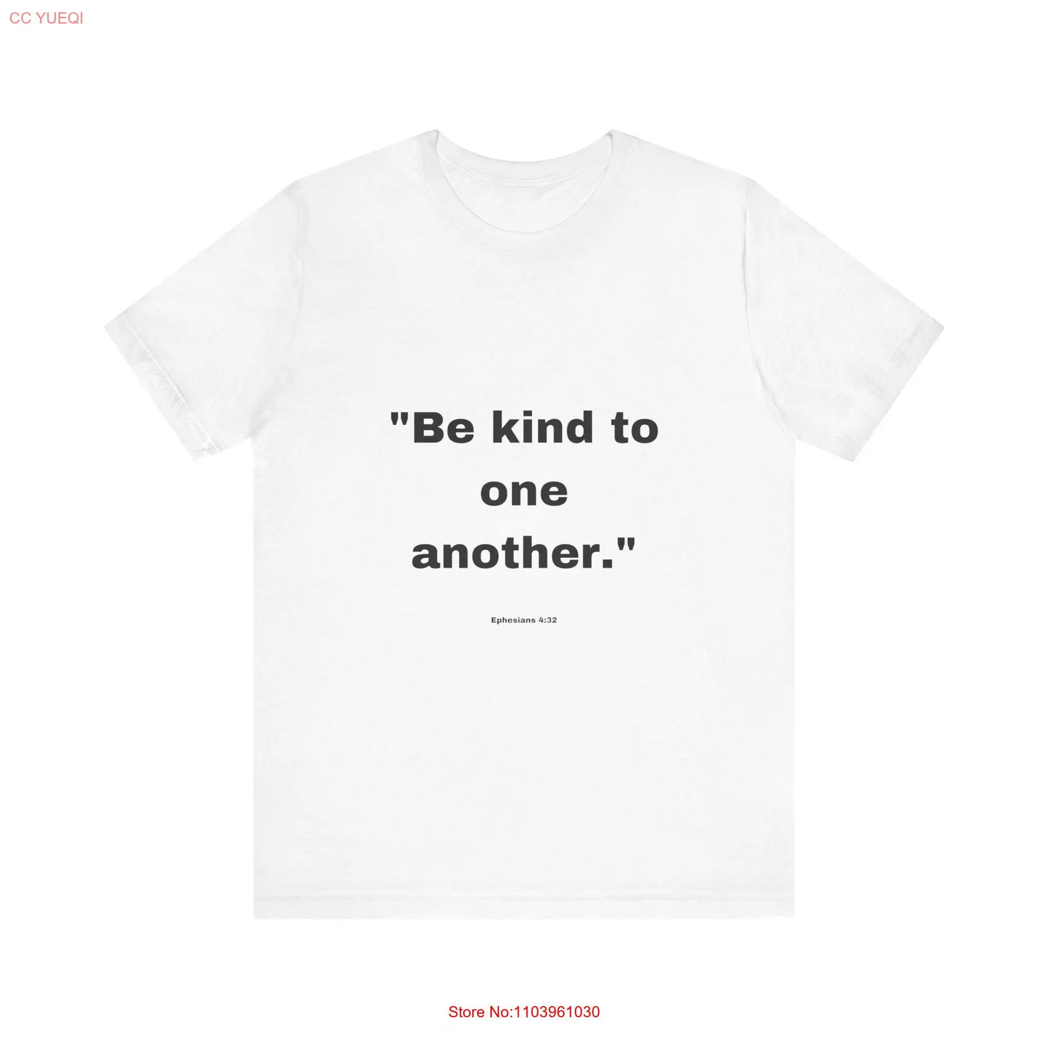 Христианская женская футболка со Священными Писаниями будь добрым нежным