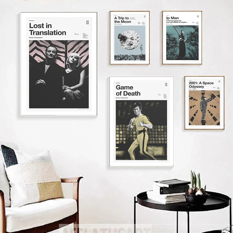 Постер в ретро-стиле с изображением персонажа художественная картина для