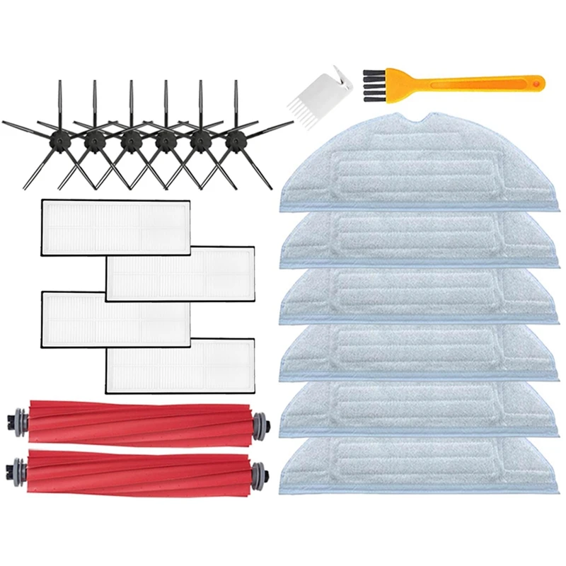 

Main Brush For Xiaomi Roborock T7 T7S Plus S7 Max Hepa Filter Mop Side Brush Vacuum Cleaner Spare Part