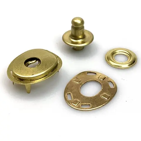 Латунные застежки для сумок, 5 цветов