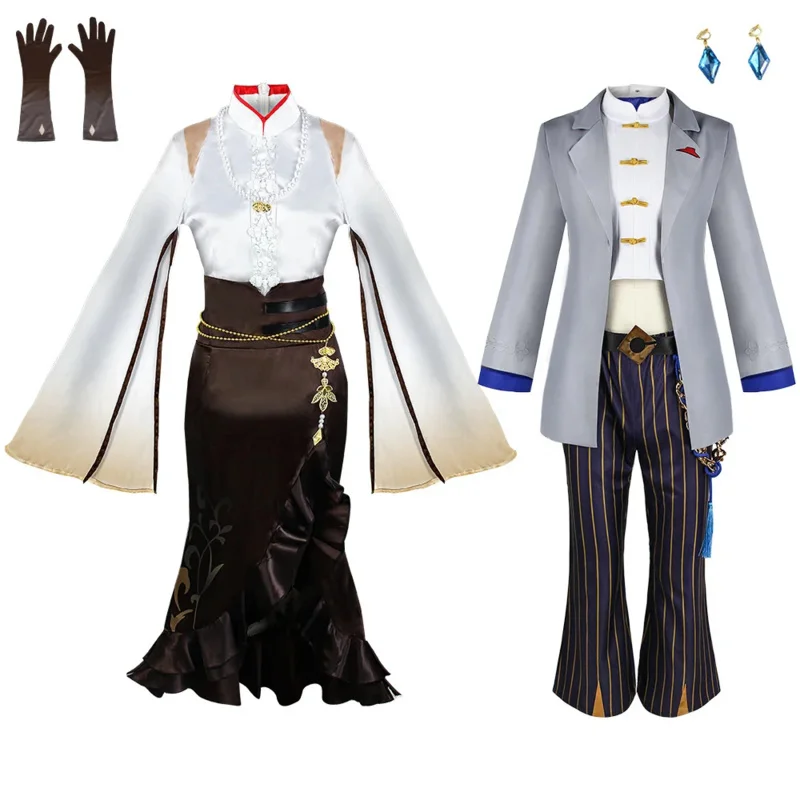 Костюм для косплея Genshin impact ningguang Yanan x пицца полный комплект парик Косплей хижина