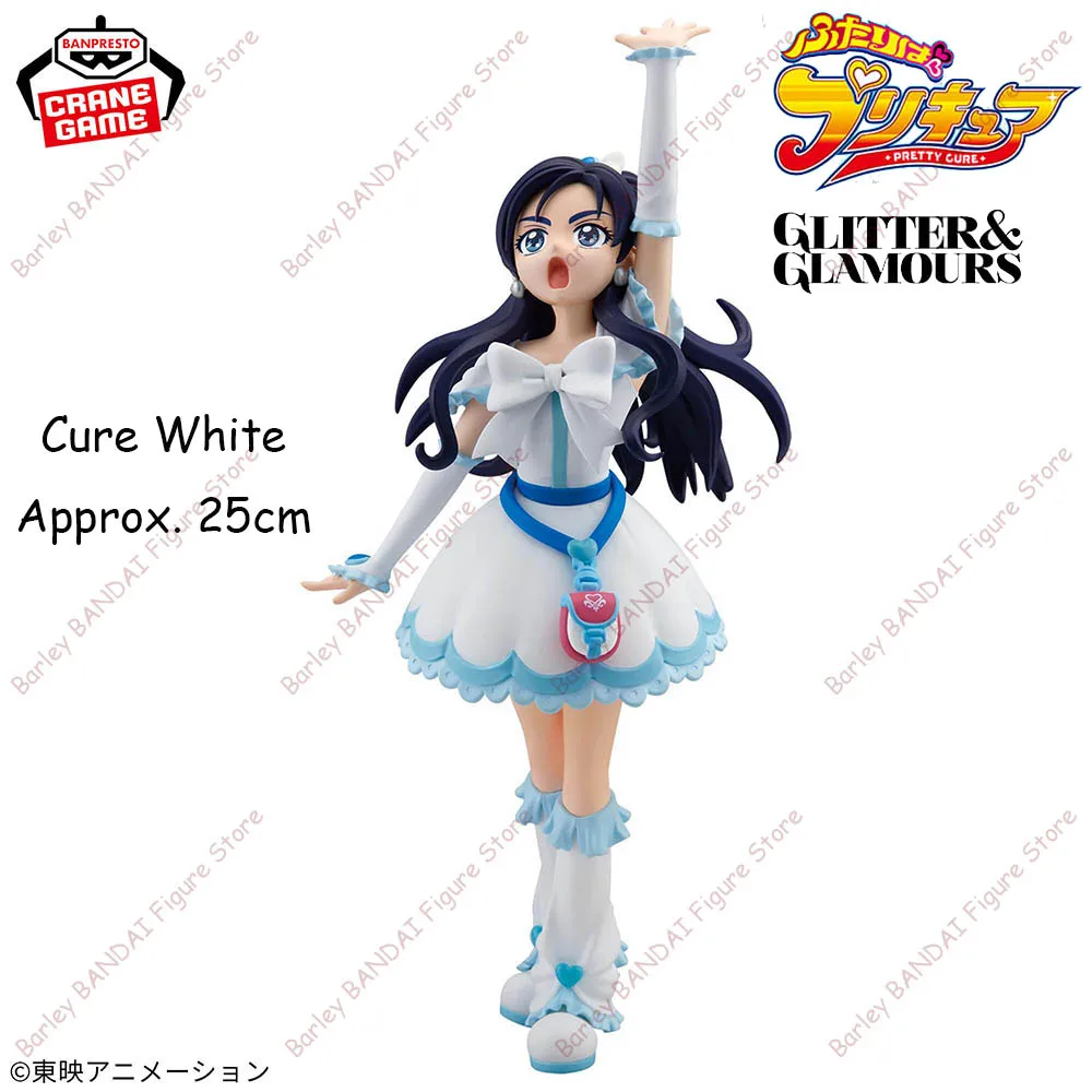 Фото Оригинальные в наличии BANPRESTO GLITTER&GLAMOURS Cure White Cure, черные аниме-фигурки, коллекция моделей, игрушки, украшение стола, подарки №5
