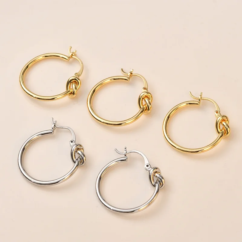

Copper Plated Creative Round Base Earrings Connector 6pcs/lot For DIY Fashion Jewelry Making Finding Accessory