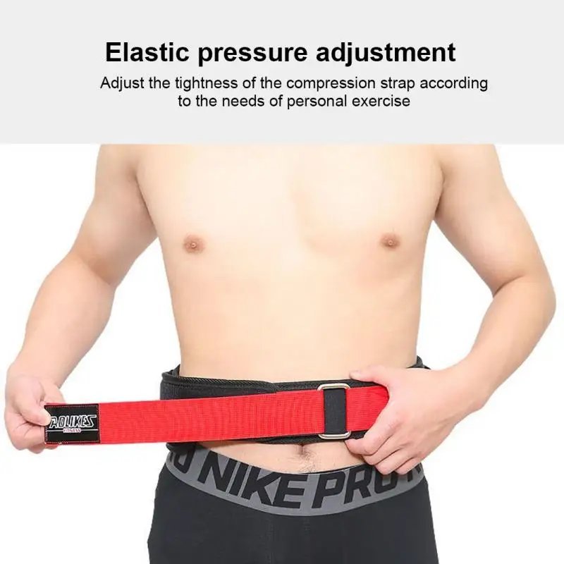 

AOLIKES Fitness Weight Lifting Belt Barbell Dumbbel Training Back Support Weightlifting Belt Gym Squat Dip Powerlifting Waist