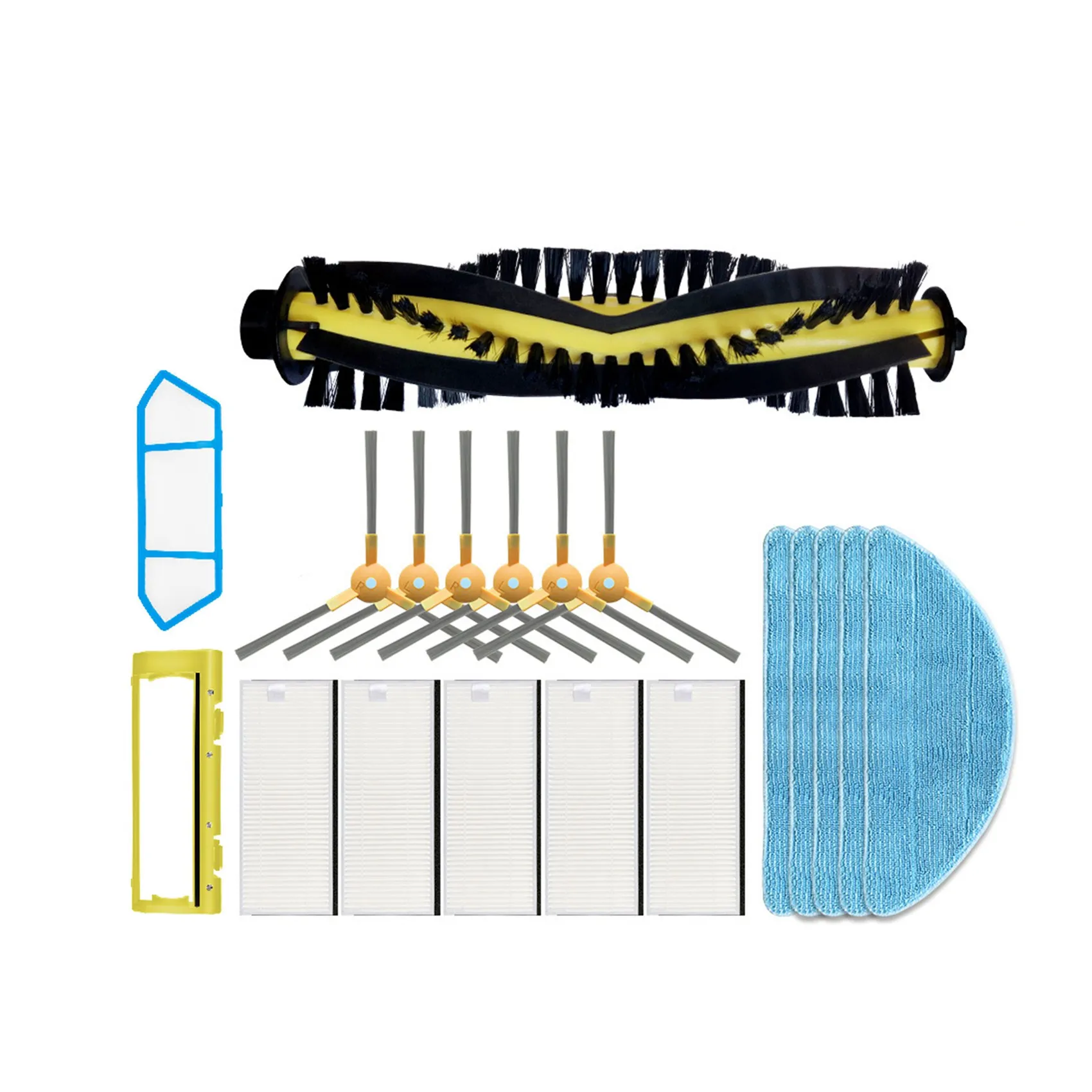 

For Neatsvor X500 Sweeping Robot Parts Replacement S6 M1 Side Brush Filter Mop Cloth Main Brush Accessories