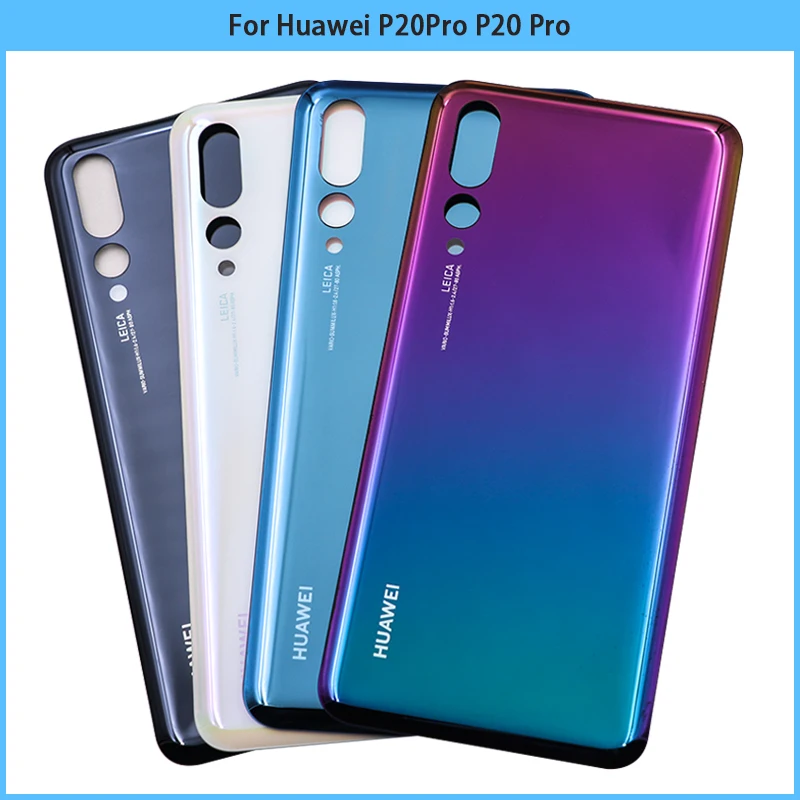 Новинка для Huawei P20 Pro P20Pro задняя крышка батарейного отсека 3D стеклянная панель