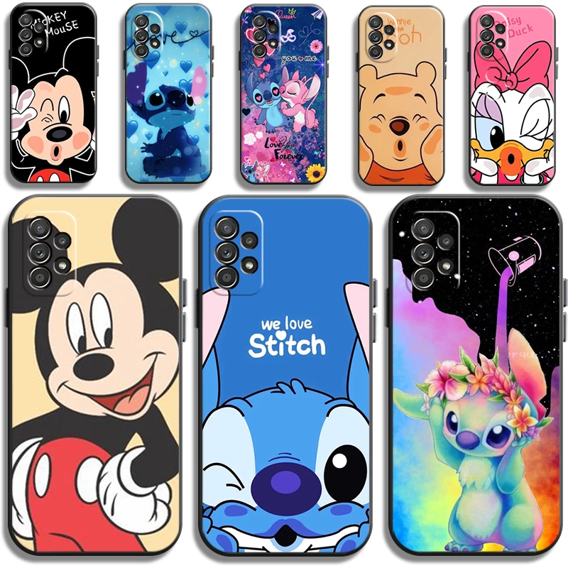 

Disney Cartoon Cute Phone Cases For Samsung Galaxy M11 12 S8 S9 S10 S20 S20FE S21 S21Plus S21 UItra Coque Soft TPU Funda