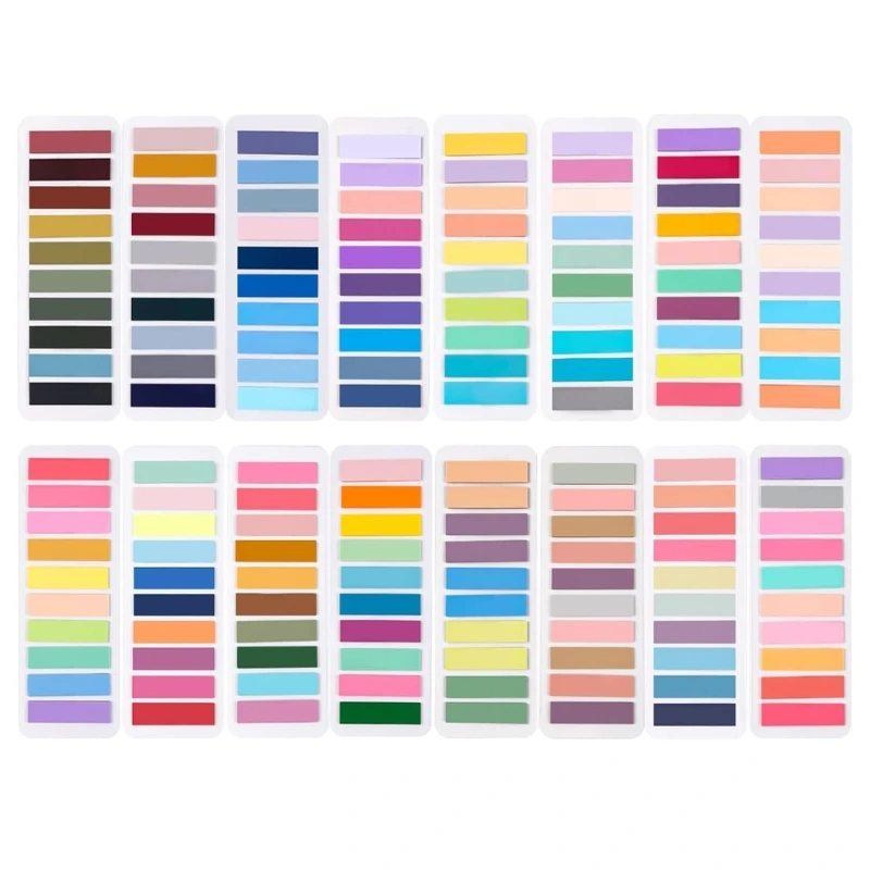 2000-4200 шт. многоцветные индексные вкладки с линейкой самоклеящиеся этикетки